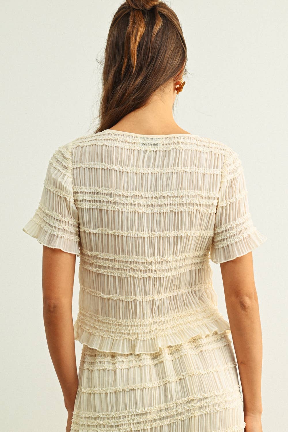 Sea Breeze Chiffon Top