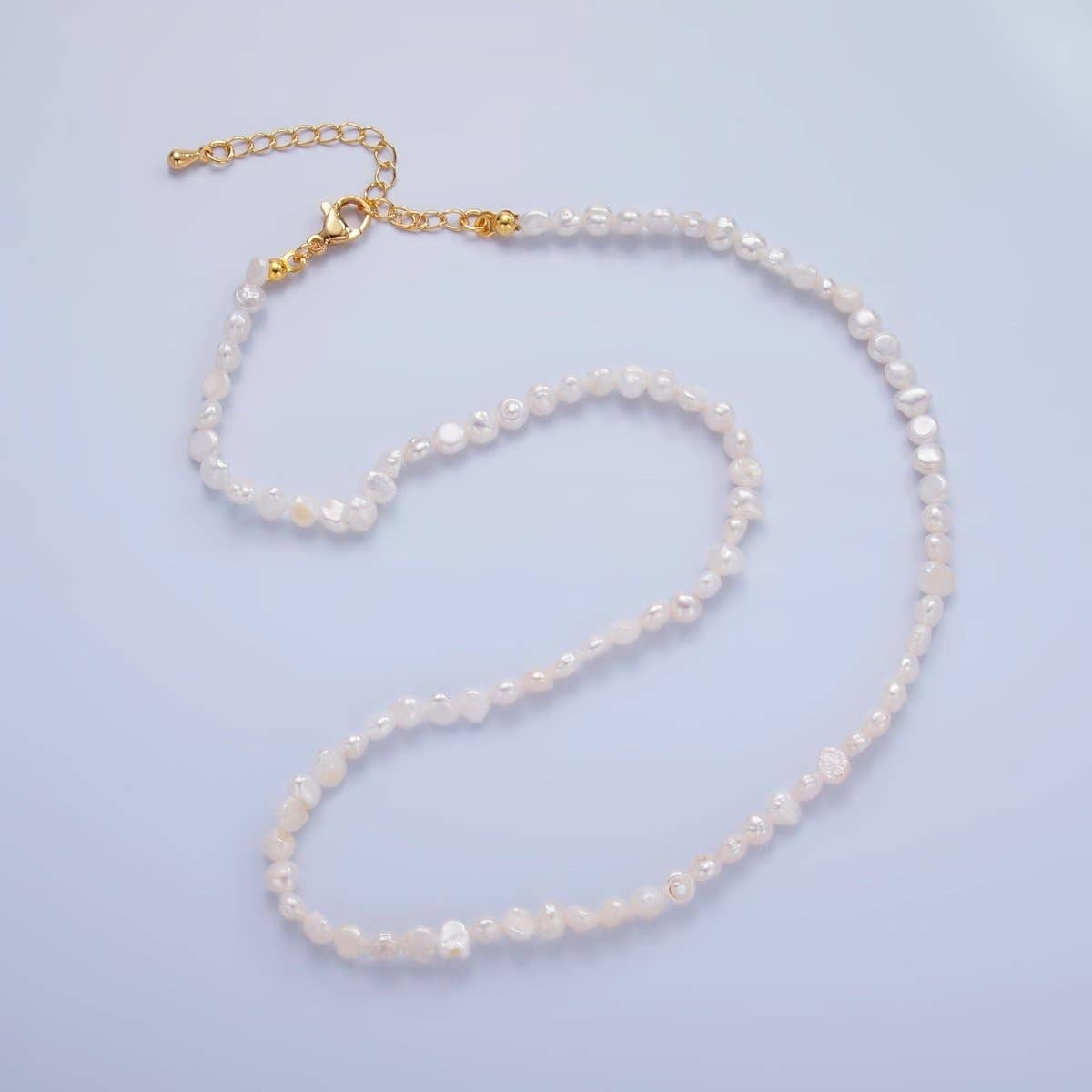 Mini Baroque Freshwater Pearl Necklace