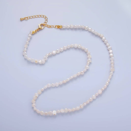 Mini Baroque Freshwater Pearl Necklace