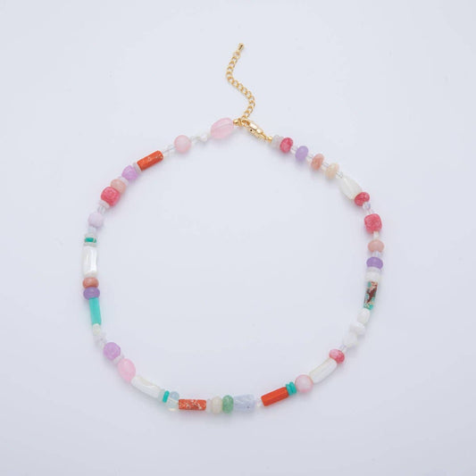 Kona Rondelle Bead Necklace