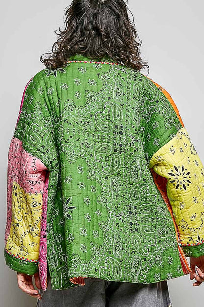 Quilted Kimono Jacket